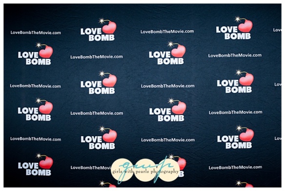 Love Bomb backdrop 